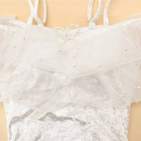 Fairy White Ruffle Swim Dress - Thumbnail 6