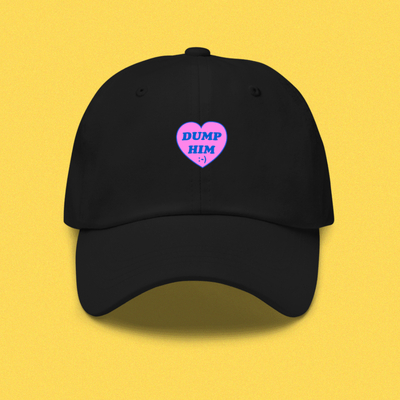 DUMP HIM :-) CAP ( Black / White )