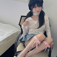 Princess core lace dots stockings - Thumbnail 4