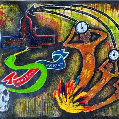 "nota mortum" by marisol mckee art 