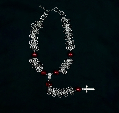 Rosary Blood Necklace