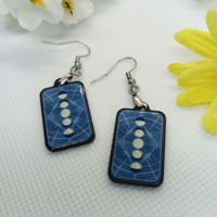 Moon Phase Tarot Card Earrings - Thumbnail 2