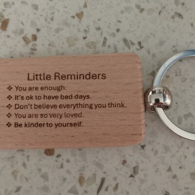 #244 little reminders keyring