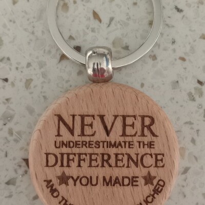 #245 difference made keyring