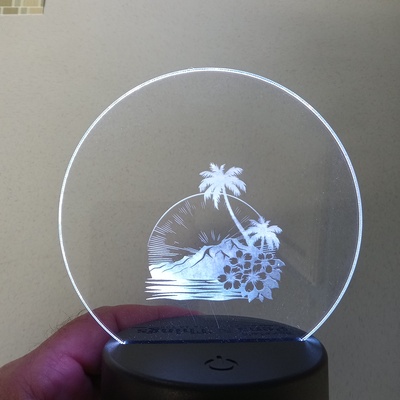 #227 small beach acrylic sign