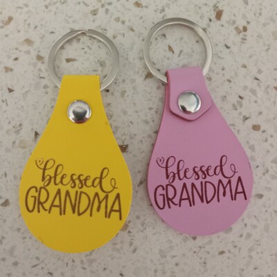 #248 blessed grandma - leatherette