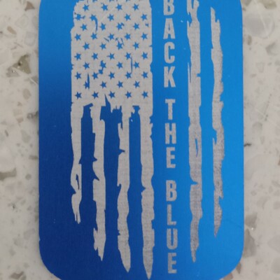 #251 back the blue - flag 