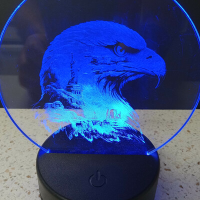 #258 led night light eagle