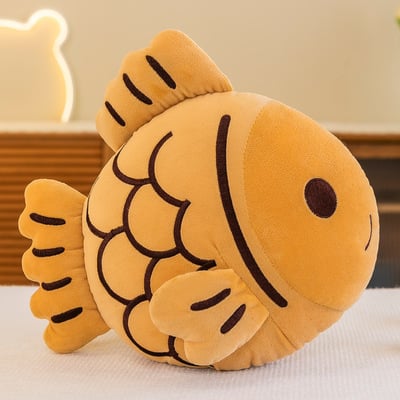 Free shipping cute taiyaki fish plush toy