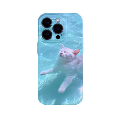 Chill cat iphone case - Thumbnail 1