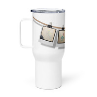 Cleo Harper Florals Travel mug with a handle - Thumbnail 1