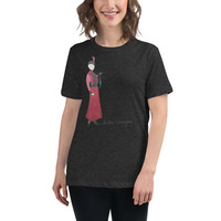 Cleo Harper Red Lady Women's Relaxed T-Shirt - Thumbnail 6