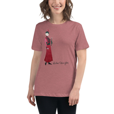 Cleo harper red lady women's relaxed t-shirt