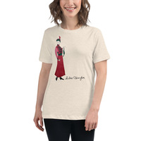 Cleo Harper Red Lady Women's Relaxed T-Shirt - Thumbnail 12