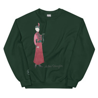 Cleo Harper Red Lady Unisex Sweatshirt with Embroidered logo at the wrist - Thumbnail 6