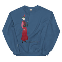 Cleo Harper Red Lady Unisex Sweatshirt with Embroidered logo at the wrist - Thumbnail 10