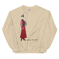 Cleo Harper Red Lady Unisex Sweatshirt with Embroidered logo at the wrist - Thumbnail 18