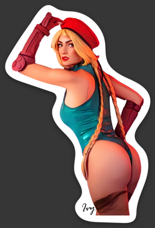 Cammy Die Cut Sticker 2" X 3" 