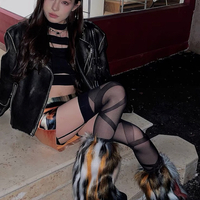 Alternative brown furry leg warmers - Thumbnail 3