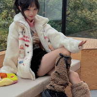 Fluffy sweet bow leg warmers - Thumbnail 2