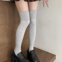 Twist knit academia winter stockings - Thumbnail 4