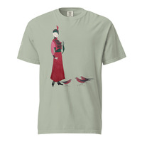 Cleo Harper Red Lady Unisex garment-dyed heavyweight t-shirt with printed sleeve - Thumbnail 12