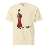 Cleo Harper Red Lady Unisex garment-dyed heavyweight t-shirt with printed sleeve - Thumbnail 15