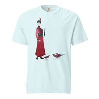 Cleo Harper Red Lady Unisex garment-dyed heavyweight t-shirt with printed sleeve - Thumbnail 18