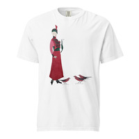 Cleo Harper Red Lady Unisex garment-dyed heavyweight t-shirt with printed sleeve - Thumbnail 21