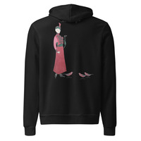 Cleo Harper Red Lady Embroidered front logo Unisex hoodie - Thumbnail 1