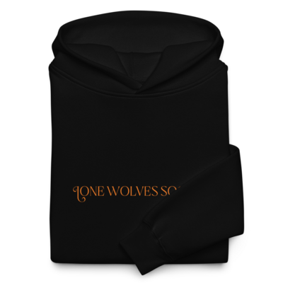 Lone wolves society oversized hoodie