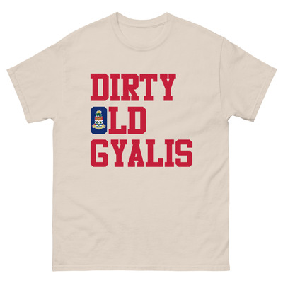Dirty old gyalis - cayman islands - men's tee