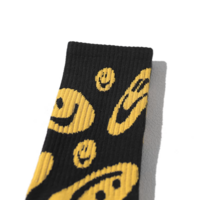 DRIPPING SMILEY FACE SOCKS - Thumbnail 3