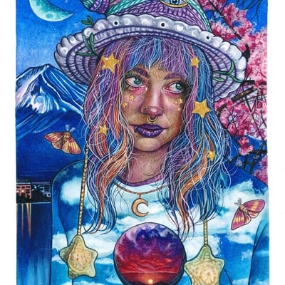 "enchanted fae" print (open edition)