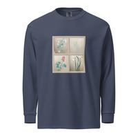 Cleo Eicher Florals Garment-dyed heavyweight long-sleeve shirt - Thumbnail 2