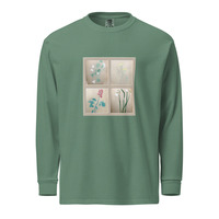 Cleo Eicher Florals Garment-dyed heavyweight long-sleeve shirt - Thumbnail 6