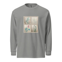 Cleo Eicher Florals Garment-dyed heavyweight long-sleeve shirt - Thumbnail 8