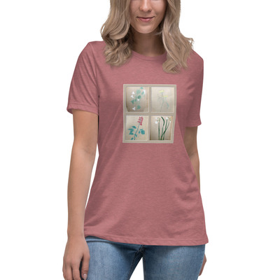 Cleo Eicher Florals Women's Relaxed T-Shirt