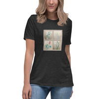 Cleo Eicher Florals Women's Relaxed T-Shirt - Thumbnail 6