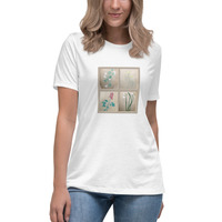 Cleo Eicher Florals Women's Relaxed T-Shirt - Thumbnail 12