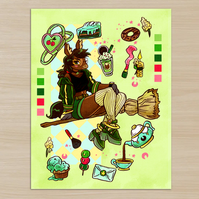 Pony jane (oc) print 8.5" x 11"