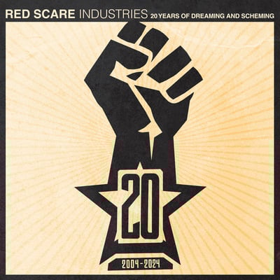 Various artists “red scare industries: 20 years of dreaming and scheming” lp cccp 256-1