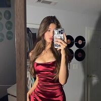 MC211,Burgundy Satin Short Homecoming Party Dresses - Thumbnail 1