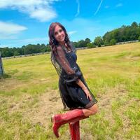 Satin Shoulder Ties Dress in Lilac,SF0545 - Thumbnail 3