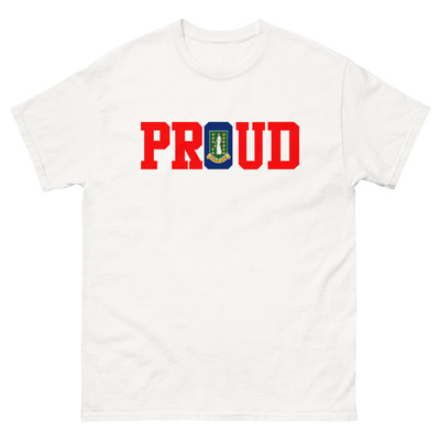 Proud - british virgin islands - unisex tee