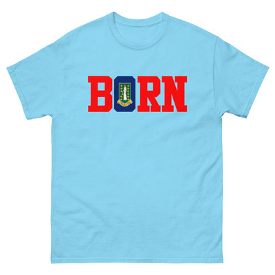 Born - british virgin islands - unisex tee