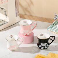 Love Heart Cat Paw Print Mug  - Thumbnail 7