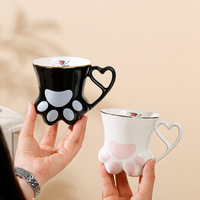 Love Heart Cat Paw Print Mug  - Thumbnail 5