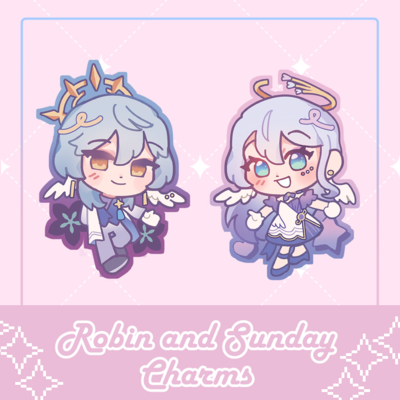 (new!) hsr robin and sunday charms