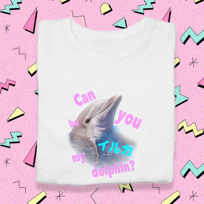 Can you be my dolphin tee - Thumbnail 1
